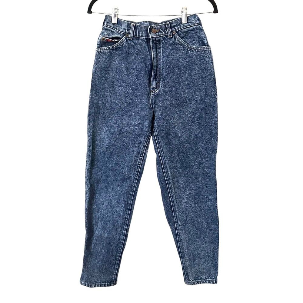 LEE Vintage Straight Leg Denim Medium/Dark‎ Wash 8 Petite